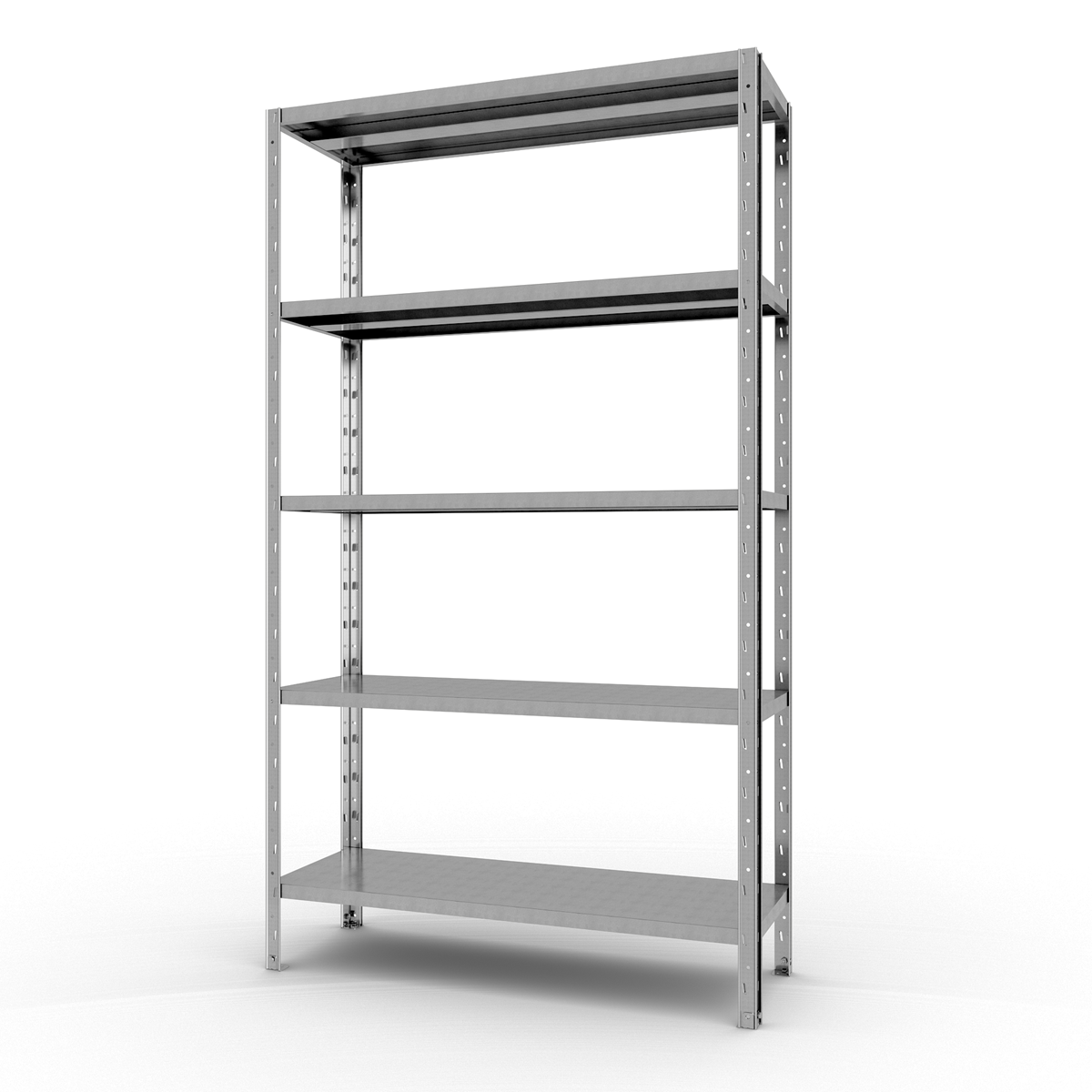 Стелаж поличковий металевий FORSTOR Start 2000х1000х400 мм 5 полиць оцинкований